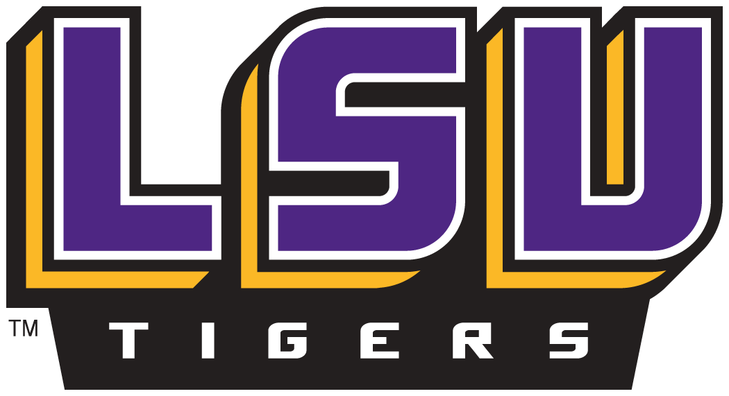 LSU Tigers 2002-Pres Wordmark Logo v2 diy iron on heat transfer
